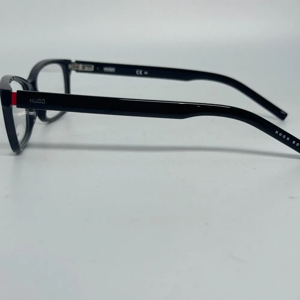Hugo Boss Eyeglasses Frame HG 1016 OIT 53-16-145 Glossy Black Flex Hinge‎ H15628